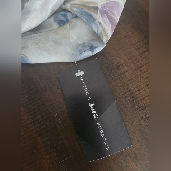 NWT Vintage Marshall Field's Patra Sz 8 Floral Cloud Dress With Matching Wrap - Picture 12 of 15